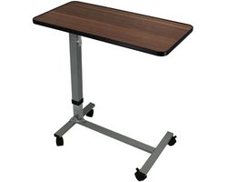 VOKA Bedleestafel - Luxe bedtafel met wielen - Leestafel - Bedleestafel Verstelbaar - Bijzettafel - Bedhulpmiddel