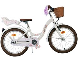 Volare Blossom Kinderfiets - Meisjes - 18 inch - Roze - Terugtraprem en 1 Handrem