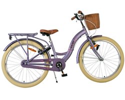 Volare Blossom Kinderfiets - Meisjes - 24 inch - Paars - Twee handremmen