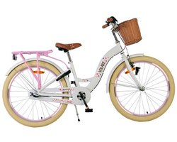 Volare Blossom Kinderfiets - Meisjes - 24 inch - Wit - 3 Versnellingen