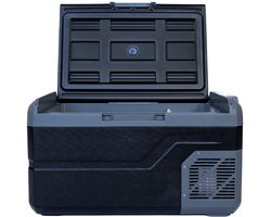 Volkstool® B25 Cool Freeze Box 26L - Elektrische Compressor Koelbox Single Zone - Koelen en Vriezen (Self-Organising) met Enkele Zone - Met Digitaal Display - Werkt op 12V en 230V - Eenvoudige Bediening