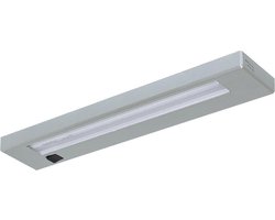 Voltolux Inbouwlamp Zilver 34cm 8W G5 / T5 TL-buislamp 4000K Schakelaar