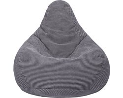 Volwassen Highback Zitzak Stoel Corduroy Stof Indoor Woonkamer Gaming Zitzak Ligstoel met Ergonomisch Ontwerp