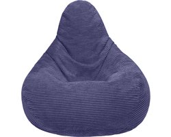 Volwassen Highback Zitzak Stoel Corduroy Stof Indoor Woonkamer Gaming Zitzak Ligstoel met Ergonomisch Ontwerp