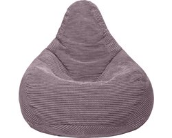 Volwassen Highback Zitzak Stoel Corduroy Stof Indoor Woonkamer Gaming Zitzak Ligstoel met Ergonomisch Ontwerp