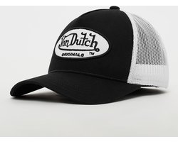 Von Dutch Pet - Zwart Wit - Fall '23 Collectie - One Size - Baseball Cap Heren - Trucker Cap - Pet Heren Volwassenen - Pet Dames - Petten