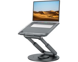 VÖNDA® Laptop Premium 360° Ergonomische Laptop Stand - Tot 53,3CM - laptop standaard - laptoptafel - laptop stand - laptophouder - tablet standaard - Tot 17INCH
