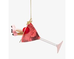 Vondels Cosmo met Cowboylaarzen kersthanger 13 cm - Roze