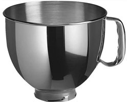 Voor Kitchenaid Mengkom 5k5thsbp Metalen kom Gepolijst roestvrij staal