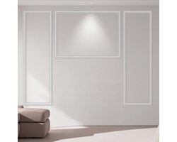 Voorgesneden Muurvormset voor Wainscoting Accentpanelen - Interieur Muurdecoratie voor Woonkamer en Slaapkamer