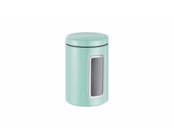 Voorraadpotje Classic Line wesco - Voorraadbus - Voorraadpot - Koffiecups - Suiker - Kruiden - opbergen - Met Kijkvenster - Luchtdicht - WESCO® -Munt Licht groen