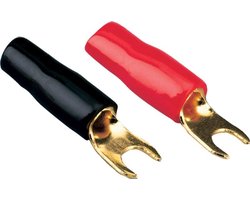 Vork kabelschoen 20mm² 50 Stuks rood