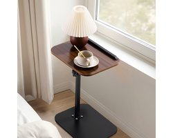 Vorm Bijzettafel Verstelbaar – 360° Draaibaar – Voor Bank en Bed