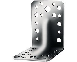 VORMANN Heavy-Duty Hoekbeugel ETA-09/0311 Gelijkbenige beugel 90 x 90 mm Breedte 65 mm Roestvrij staal Mat