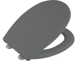 VORNO Neo grijze toiletbril met softclose-mechanisme