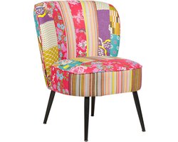VOSS - Fauteuil - Meerkleurig - Fluweel