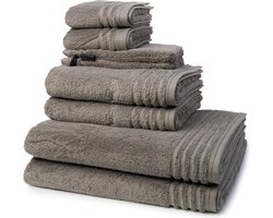 Vossen 2 X was- 2 X gast- 2 X douche- 2 X handdoek in een set Vienna Style Supersoft