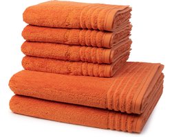Vossen 4 X Handdoek 2 X Douchehanddoek - in een set Vienna Style Supersoft