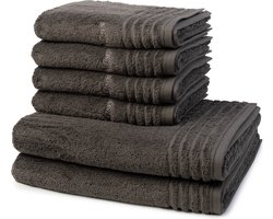 Vossen 4 X Handdoek 2 X Douchehanddoek - in een set Vienna Style Supersoft