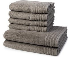 Vossen 4 X Handdoek 2 X Douchehanddoek - in een set Vienna Style Supersoft