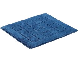 Vossen Bidetmat Exclusive - Blauw 55x65