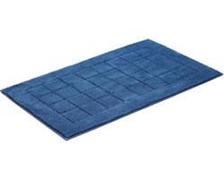 Vossen Bidetmat Exclusive - Blauw 67x120