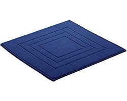 Vossen Bidetmat Feeling - Marine blau 60x60