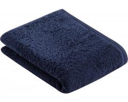 Vossen douchelaken Vegan Life marine blau 67x140