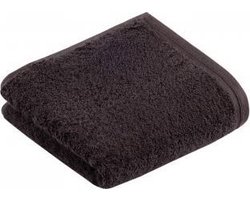 Vossen gastendoekje Vegan Life anthrazit 40x60