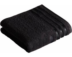 Vossen Handdoek Cult de Luxe - Zwart 50x100