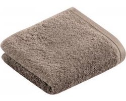 Vossen handdoek Vegan Life pepplestone 60x110