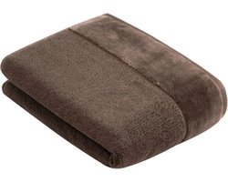 Vossen Pure Vegan Douchelaken - Toffee - 67x140 cm - 100% Biologische Katoen