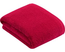 Vossen Vegan Life Badhanddoek – 1 Stuk – 100x150 cm – Kersenrood – 100% Vegan