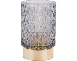 Votive LED Diamond glass