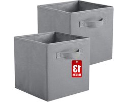 Vouwbare Opbergdozen van Stof, Cube Storage Bins voor Planken, Kasten en Speelgoedopslag, 33 x 33 x 33 cm, Ruimtebesparend en Duurzaam
