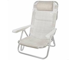 Vouwbare Stoel Aktive Wit 48 x 46 x 84 cm Strand