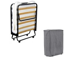 Vouwbed Luxor 90x200 inclusief beschermhoes - Logeerbed - Opklapbed 1-persoons