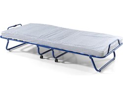Vouwbed Moja Blauw - Schuim - 90x200cm - Met lattenbodem - Hoogte 33 cm