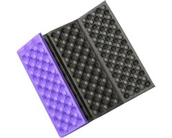 Vouwkussen – Camping zitje – Picknick kussen – Draagbaar kleed – Seat pad - Paars