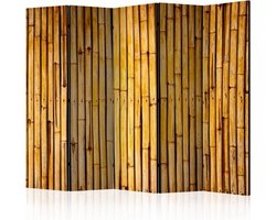 Vouwscherm / Kamerscherm - Bamboe tuin 225x172cm , gemonteerd geleverd, dubbelzijdig geprint