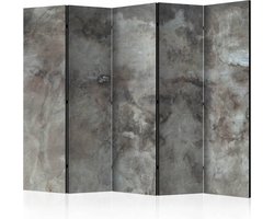 Vouwscherm / Kamerscherm - Donkere Wolken 225x172cm , gemonteerd geleverd, dubbelzijdig geprint