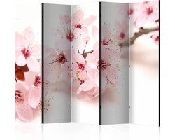 Vouwscherm / Kamerscherm - Kersenbloesem 225x172cm , gemonteerd geleverd, dubbelzijdig geprint