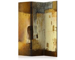 Vouwscherm - Van Goud 135x172cm, gemonteerd geleverd (kamerscherm) dubbelzijdig geprint