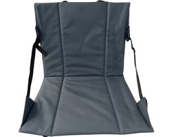 Vouwstoel / kussen - Grijs - Campingstoel - Festival - Picknick - Strandstoel - Folding Chair - Klapstoel - Outdoor - Waterdicht