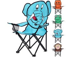 Vouwstoel voor kinderen (1-3 jaar) aap/kat/kikker/olifant