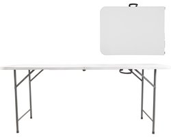 Vouwtafel - Wit - 180 x 74 x 73 cm