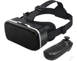 VR Bril Smartphone Inclusief Controller – Virtual Reality Bril – VR Headset – VR set – VR Games – VR Glasses 3D Bril – Virtual Reality Set – Draadloos - Zwart