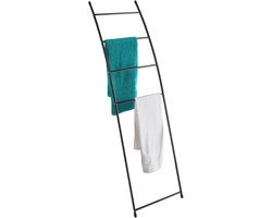 Vrijstaande handdoekhouder - Metalen ladder voor badkamer met veelzijdige opslagmogelijkheden