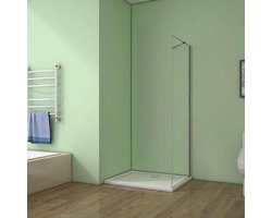 vrijstaande inloopdouche 72x185cm,douchescherm,5mm veiligheidsglas
