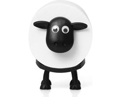 Vrijstaande WC Rolhouder - 1 Stuk Grappig Toiletpapier Houder - Zwart Schaap WC Rol Houder - Uniek Cadeau Idee
